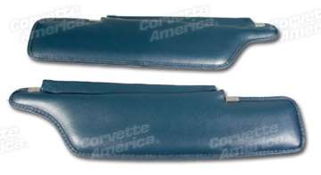 1-406549 67 Sunvisors. Teal Convertible