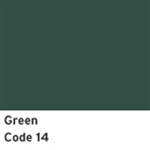 1-406614 67 Sunvisors. Green Coupe