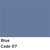 1-406707 58 Grab Bar Cover. Blue