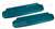 1-407406 59-60 Sunvisors. Turquoise