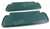 1-408018 71 Sunvisors. Green Comfortweave