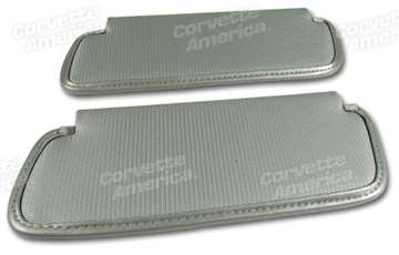 1-408161 74-75 Sunvisors. Silver Comfortweave