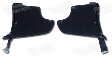 1-412944 66 Kick Panels With Carpet. Dark Blue