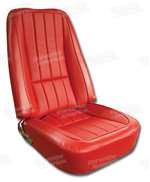 1-417630 68 Vinyl Seat Covers. Red