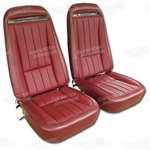 1-417831 73-74 Vinyl Seat Covers. Oxblood