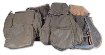 1-420379 88 Leather Seat Covers. Gray Standard