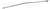1-42154 63-67 Defroster Cable. W/Air Conditioning - Replacement