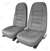 1-421567 76-77 Leather Like Seat Covers. Smoke