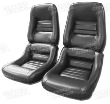 1-422621 82 Mounted Leather Seat Covers. Charcoal 100%-Leather 4--Bolster