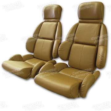 1-423078 89-91 Mounted Leather Seat Covers. Saddle Standard