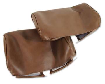 1-425653 67 Headrest Covers. Saddle Vinyl