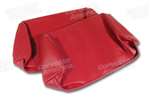 1-426030 68-69 Headrest Covers. Red Leather