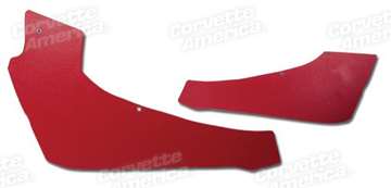 1-427135 64 Rear Quarter Panels. Red Coupe With Power Vent