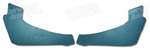 1-427340 66-67 Rear Quarter Panels. Bright Blue Coupe