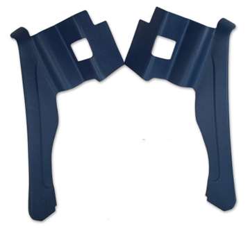 1-427647 71-72 Rear Quarter Panels. Royal Blue Convertible With Shoulder Harness