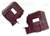 1-428231 74-75 Rear Quarter Panel Extensions. Oxblood Coupe