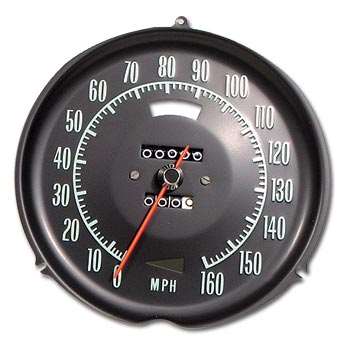 1-42914 68 Speedometer. W/O Speed Warning