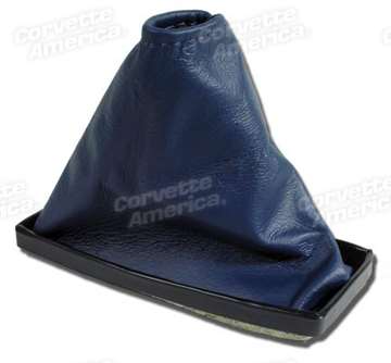 1-431047 71-72 Shift Boot. Royal Blue Manual