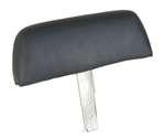 1-432320 Corvette Headrests. Black Complete with ABS Covers 1968-1969