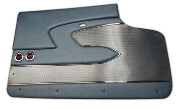 1-434707 58 Door Panels. Blue Deluxe Metal Support