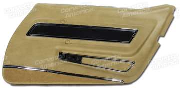 corvette part 77 Door Panel Buckskin Deluxe RH