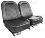 corvette part 64 Vinyl Seat Covers Black