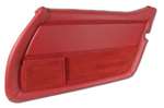 corvette part 78-80 Leather Door Panel Red RH