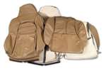 1-447382 Corvette Leather Like Seat Covers. Beige Standard 1994-1995-1996