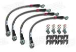 1-44806 Corvette Brake Line Kit. Braided Stainless Steel 1984-1985-1986-1987