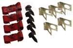 corvette part 63-66 Brake Line Clips 14 Piece Set