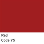 1-456975 Corvette Rear Carpet. Red Poly-Back Coupe 1988-1989