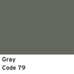 1-456979 Corvette Rear Carpet. Gray Poly-Back Coupe 1988-1989