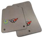 corvette part 97-04 Mats Gray Truvette W C5 Logo