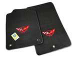 corvette part 97-04 Mats Black Truvette W C5 Logo