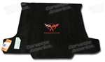 1-46719 1998-2004 Corvette Convertible Cargo Mat. Black W/Red C5 Logo & Corvette Script
