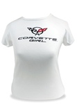 corvette part Ladies Corvette Girl T-Shirt Medium