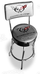 corvette part C5 Corvette Counter Stool with Back