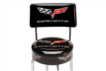 corvette part C6 Corvette Counter Stool with Back