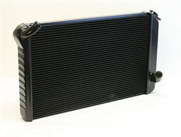 1-52011 Corvette Direct Fit Aluminum Radiator Manual Black Ice 1973-1974-1975-1976
