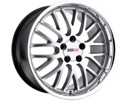 1-53150 Cray Wheels 1997-2013 Chevrolet Corvette Manta Hyper Silver W/Mirror Cut Lip