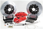 1-56135 Front Brake System - 14- Extreme+ Red 6 Piston Caliper 1988-1989-1990-1991-1992-1993-1994-1995-1996