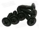 1-K1113 68-76 Windshield Trim Molding Screws. 6 Piece