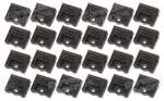 1-K1225 64-67 Windshield Molding Clip Set. Coupe 24 Piece