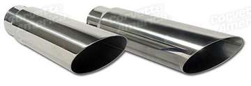 1-X2001 68-69 Exhaust Extensions. Stainless Steel