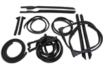 1-X2307 69 Weatherstrip Kit. Body Coupe 10 Piece (69 Late)