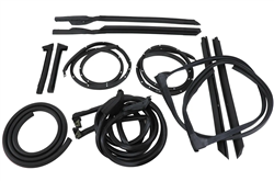 1-X2307 69 Weatherstrip Kit. Body Coupe 10 Piece (69 Late)