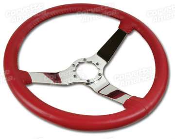 1-X23826 82 Reproduction Steering Wheel. Red