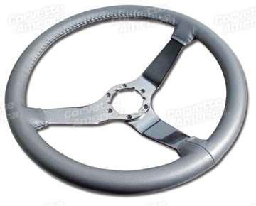 1-X23864 81 Reproduction Steering Wheel - Silver