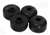 1-X2519 63-82 Rear Spring Mount Cushions. Rubber 4 Piece Set