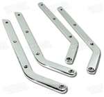 1-X35823 63-66 Seat Side Chrome. 4 Piece Set W/O Hardware